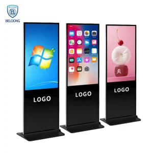 HD 43 55 Inch WiFi Non-Touch LCD Screen Floor Standing Digital Display Advertising Machine for Shop