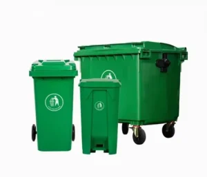 HDPE Outdoor Recycling Trash Bin 660L 1100L Large Big Plastic Waste Bin