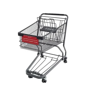 Hand Trolley for Warehouse & Supermarket with Custom Printed Logo