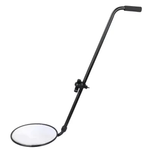 Handheld Telescoping Handle Undercarriage Under Car Security Inspection Mirror Vehicle Search Mirror with Wheels and Led Light