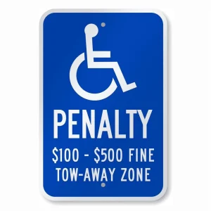 Handicap Access Aisle No Parking Customized Metal Wall Sign Private No Trespassing Weather Resistant Laser Custom Design Hanging