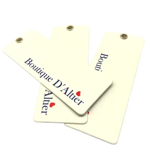 Hang Tag Custom Logo Design Printed Paper Hanging Clothing Tags