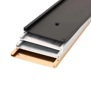 Hanging Signs Aluminum Waterproof Sign Holder and Wall Nameplate With Ribbed Surface Customizable Size and Design