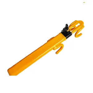 Hardened Steel Yellow Color Universal Car Steering Wheel Lock