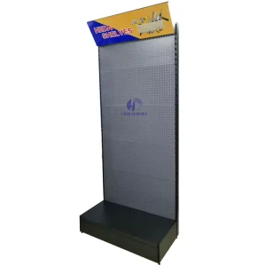 Hardware Pegboard Metal Floor Rack Hanging Hooks Shelf Tools Shop Exhibition Product Display Stands