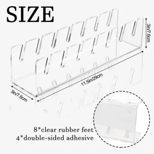 Hat Stand for Baseball Caps Acrylic Hat Organizer Display Holder No Install Hat Rack Shelf for 14 Baseball Caps for Bedroom