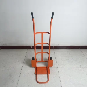 Heavy Duty 200kg Steel Platform Hand Trolley Truck with 10In. Pneumatic Tire Customizable Cart for Storage & Shopping