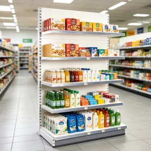 Heavy Duty Adjustable Gondola Shelving Commercial Supermarket Display Rack Steel Retail Store Shelving System