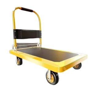 Heavy Duty Aluminum Four-Wheel Foldable Hand Truck Small Transport Trolley Cart Platform Shopping Tools Luggage Dolly