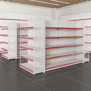 Heavy Duty Back Panel Shelving Gondola Shelves for Supermarket Convenience Store Pharmacy