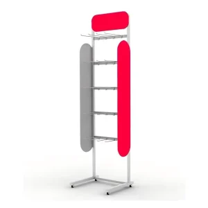 Heavy Duty Capacity Sturdy Base Precision Cut Laser Engraved Retail Display Stand