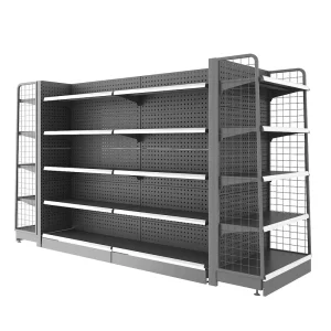 Heavy Duty Cold Rolled Steel Supermarket Display Rack with Long Service Life
