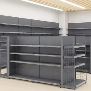 Heavy Duty Commercial Supermarket Shelf for Retail Convenience Supermarkets Drugstores Garages