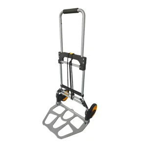 Heavy Duty Foldable Metal 2 Wheel Platform Luggage Hand Trolley Truck Cart for Industrial Shopping Transportation