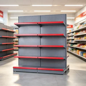 Heavy Duty Gondola Shelving Supermarket Display Rack Steel Retail Store Grocery Shelving System