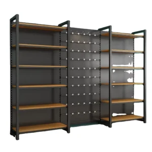 Heavy Duty Metal Gondola Shelving Supermarket Display Shelf Retail Store Rack Fixture Unit