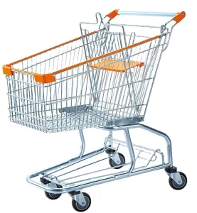 Heavy Duty Shopping Trolley for Supermarket Grocery Shopping Cart