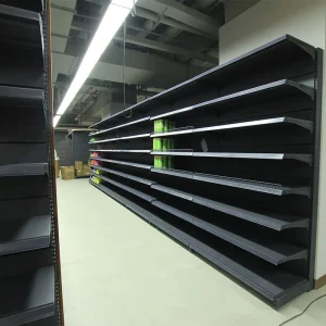 Heavy Duty Sided Sided Retail Shop Equipment Display Racks Supermarket Store Rack with Metal and Steel Supply