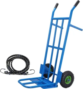 Heavy Duty Steel Folding Sack Truck Hand Trolley Multi Purpose Industrial Metal Logistic Hand Cart Garden Cart Platform