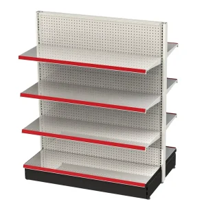 Heavy Duty Supermarket Shelf Metallic Supermarket Rack
