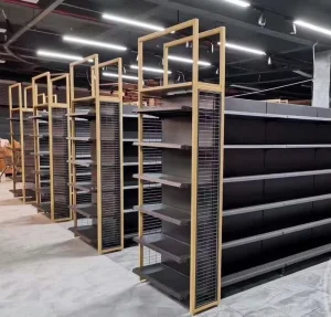 Heavy Duty Supermarket Shelving Racks for Groceries Retail Display in Grocery Stores