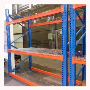 Heavy Duty Warehouse Storage Industrial Shelf Rack Metal Shelving With Steel Deck To Storage