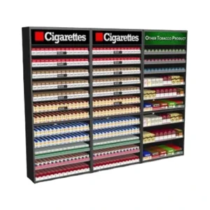 Heavy Duty Wire Gondola Shelving Retail Store Rack for Supermarkets & Convenient Shops with 5 Shelves