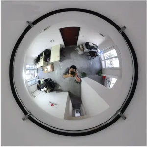 Hemispherical Convex Acrylic Mirror 180 Viewing Angle for Supermarket Warehouse Anti Theft Applications