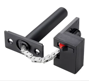 Hidden Anti Theft Wooden Door Chain Lock with Remote Control and Bolt for Hotels