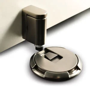 Hidden Mechanical Door Stop Zinc Alloy Windproof Door Stopper Adjustable Home Floor Door Holder