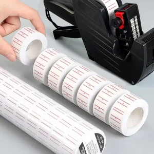 High A6 Direct Printing Thermal Shipping Barcode Sticker Rolls Waterproof Oil Proof Strong Adhesive Custom Design Thermal Label