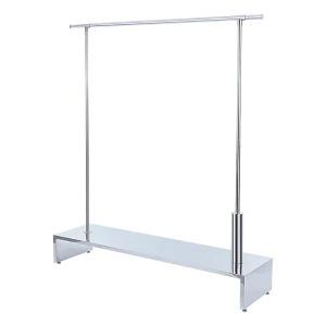 High End Manufacturer Shop Decorations Stainless Steel Clothing Display Racks for Store Clothes Hanger Stand