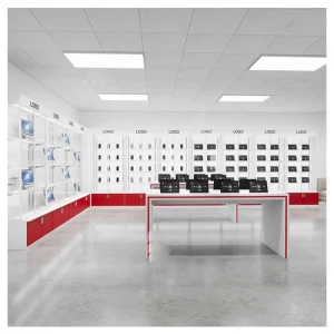 High End Shop Design Retail Display Furniture Custom Store Interior Fixtures Glass Combination for Boutique Showroom