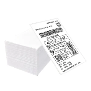 High Quality 4×6 Thermal Oil Proof Waterproof Shipping Labels Strong Stickiness Industrial Mini Business Foldable Adhesive