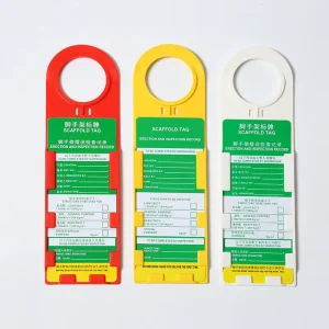 High Quality ABS Plastic Scaffolding Tag and Holder with Competitive Price