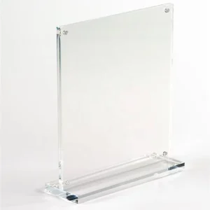High Quality Acrylic Counter Display Sign Transparent Acrylic Display Stands