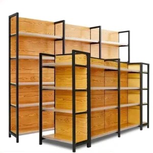 High Quality CE Compliant Store Shelves Grocery Rack Commercial Equipmentsdisplay Shelf Gondola Muti fuctional Turn key Solution