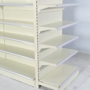 High Quality Double Sides Retail Shop Groceries Storage Shelving Display Supermarket Shelves