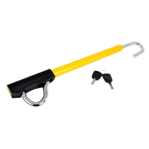 High-Quality Durable and Adjustable Universal Anti-theft Key Type Automobile Pedal Lock Belt Telescopic Device