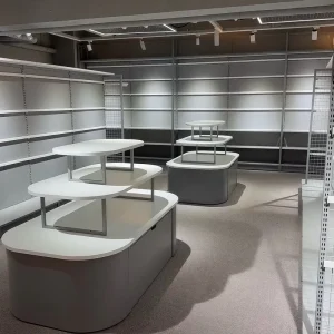High Quality Gondola Shelving for Supermarket Shelves Single-sided Gondola Shelf for Clothes Store or Cosmetics Store