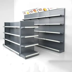 High Quality Light Duty Metal Supermarket Rack Retail Store New Design Gondola Shelving