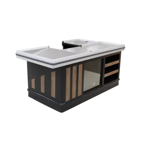 High Quality Retail Supermarket Checkout Counter Store Shopping Cashier Desk