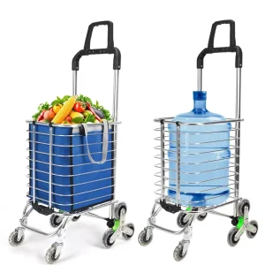 High Quality Shopping Trolleys Carts Foldable Climbing Wheel Style Aluminum Alloy Material Price