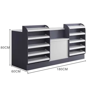 High Quality Wood Checkout Counters Cashier Counters for Convenience Store