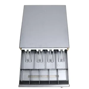 High Security Iron Sheet Checkout Counters with 5 Bill and 4 Coin Counter Safety Cash Drawer