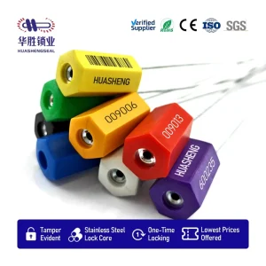 High Security Self-Locking Shipping Padlocks Numbered Tamper-Proof Container Lock With Safety Steel Wire Metal Seal Tie