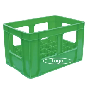 High Strength Stackable Recyclable Eco Friendly Plastic Containers Beer Crates Nestable Storage Boxes Bins Direct Factory Supply