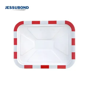 High Visible Reflective Mirror Weatherproof with Reflective Tape for Traffic Security Anti theft Convex Mirror