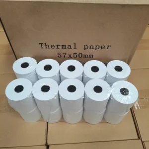 High White Wood Pulp 57x50mm Thermal Paper Cash Register Paper