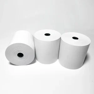High quality thermal roll 100% wood pulp BPA free thermal paper rolls for POS and ATM cash registers